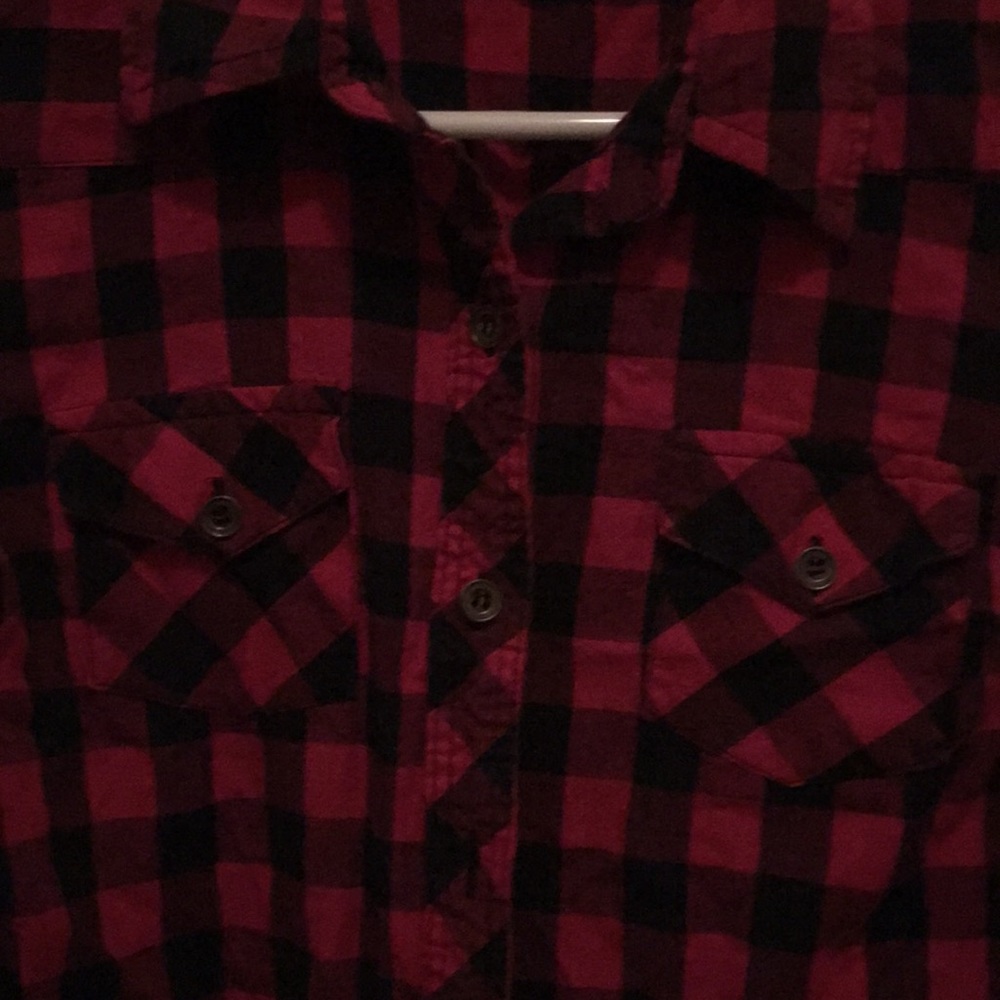 Buffalo plaid button up - Picture 2 of 5